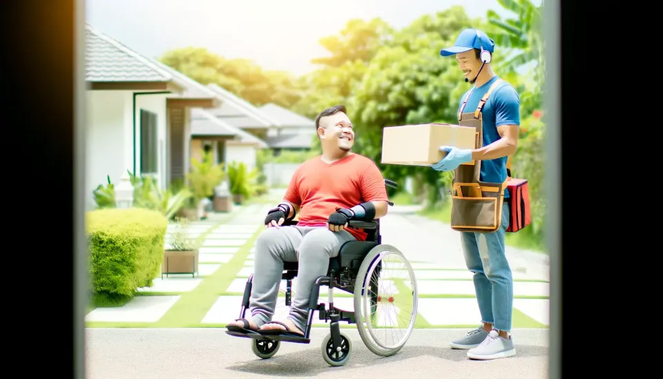 Recados a domicilio para personas con discapacidad: accesibilidad y servicio