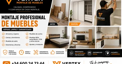 Imagen del anuncio: Montaje Profesional de Muebles IKEA, Leroy Merlin y Más Alicante