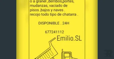Imagen del anuncio: Recogida de escombros saco o granel