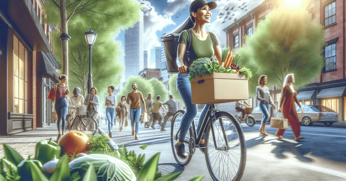 Imagen de portada: Encontrando un equilibrio ecológico en los recados a domicilio