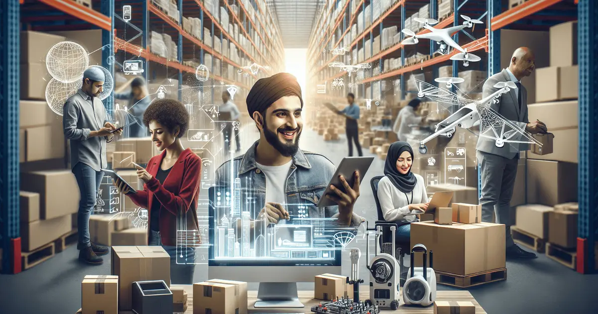 Imagen de portada: Tecnologías emergentes en la logística de recados a domicilio